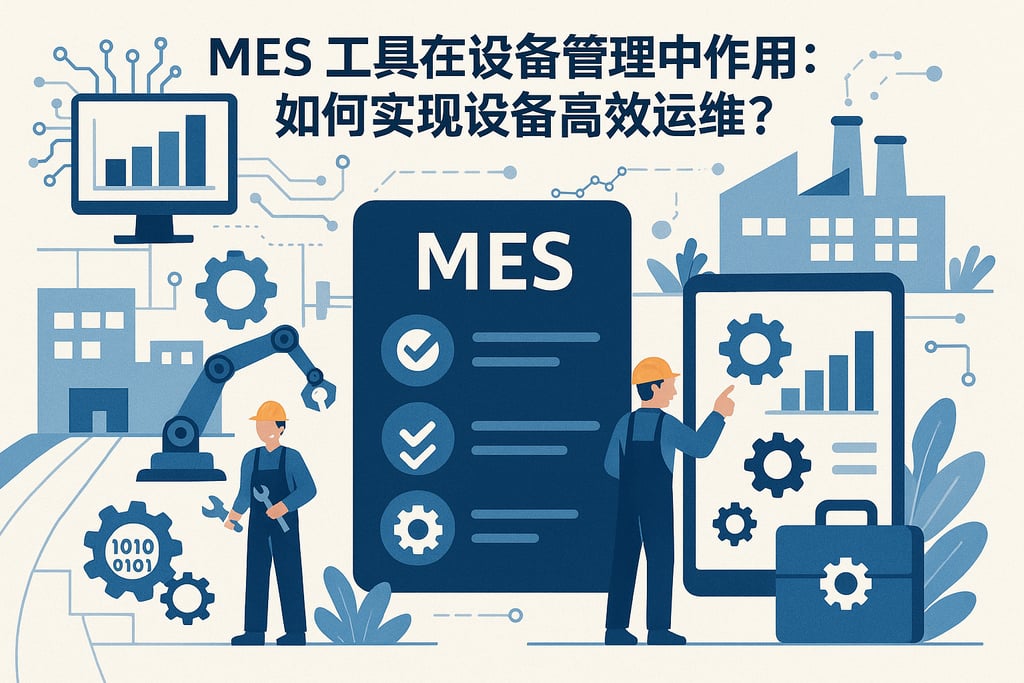 MES工具在设备管理中的作用：如何实现设备高效运维？
