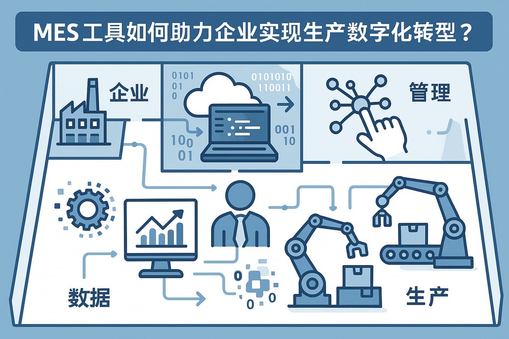 MES工具如何助力企业实现生产数字化转型？