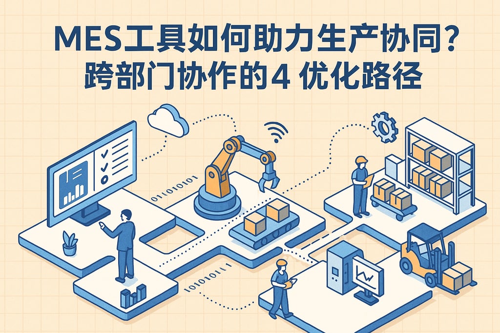 MES工具如何助力生产协同？跨部门协作的4个优化路径