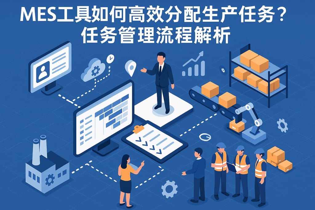 MES工具如何高效分配生产任务？任务管理流程解析
