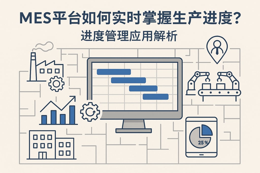 MES平台如何实时掌握生产进度？进度管理应用解析