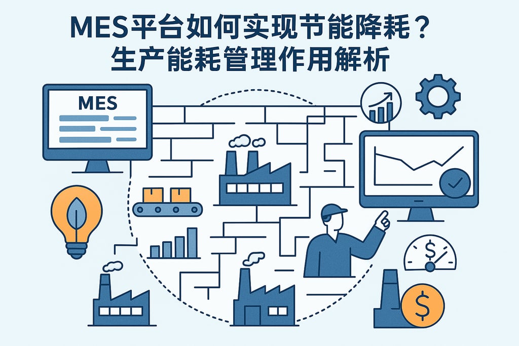 MES平台如何实现节能降耗？生产能耗管理作用解析
