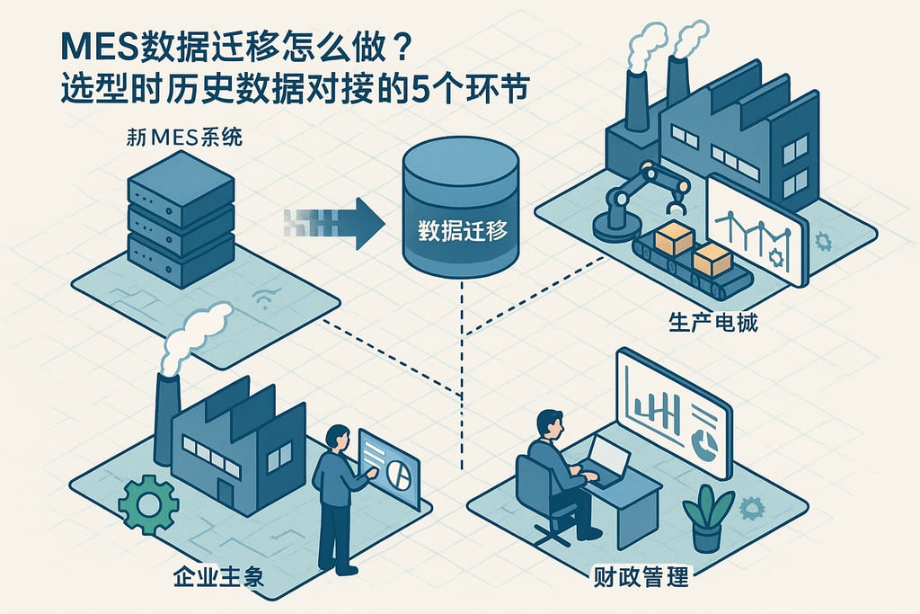 MES数据迁移怎么做？选型时历史数据对接的5个环节