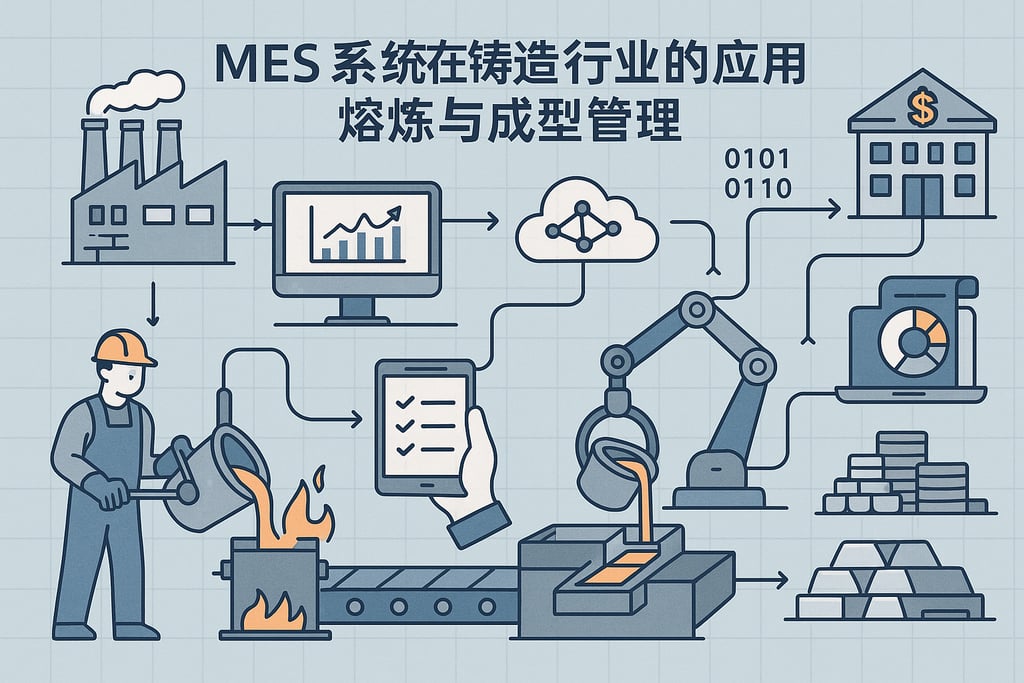 MES系统在铸造行业的应用？熔炼与成型管理