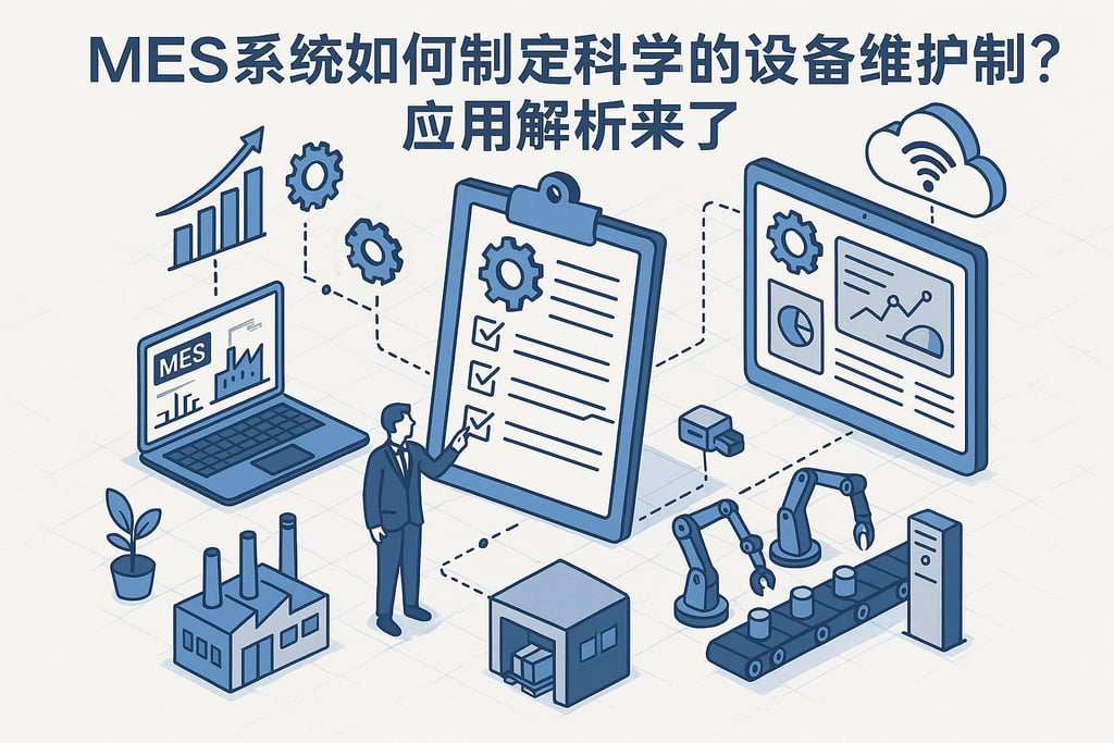 MES系统如何制定科学的设备维护计划？应用解析来了