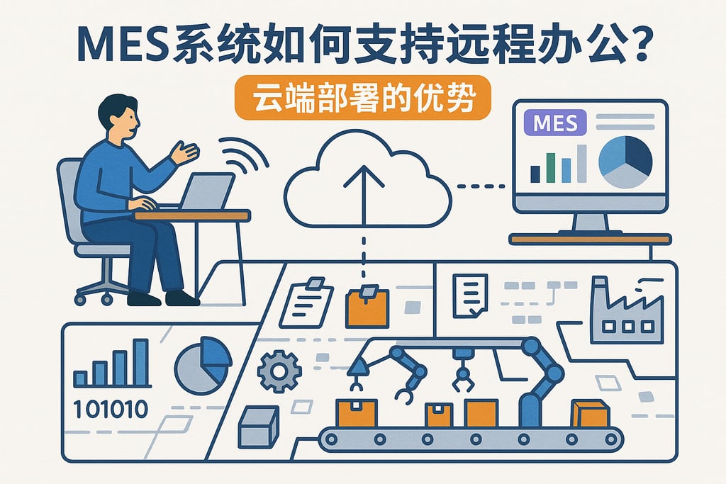 MES系统如何支持远程办公？云端部署的优势