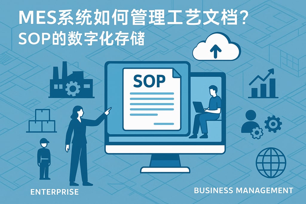 MES系统如何管理工艺文档？SOP的数字化存储