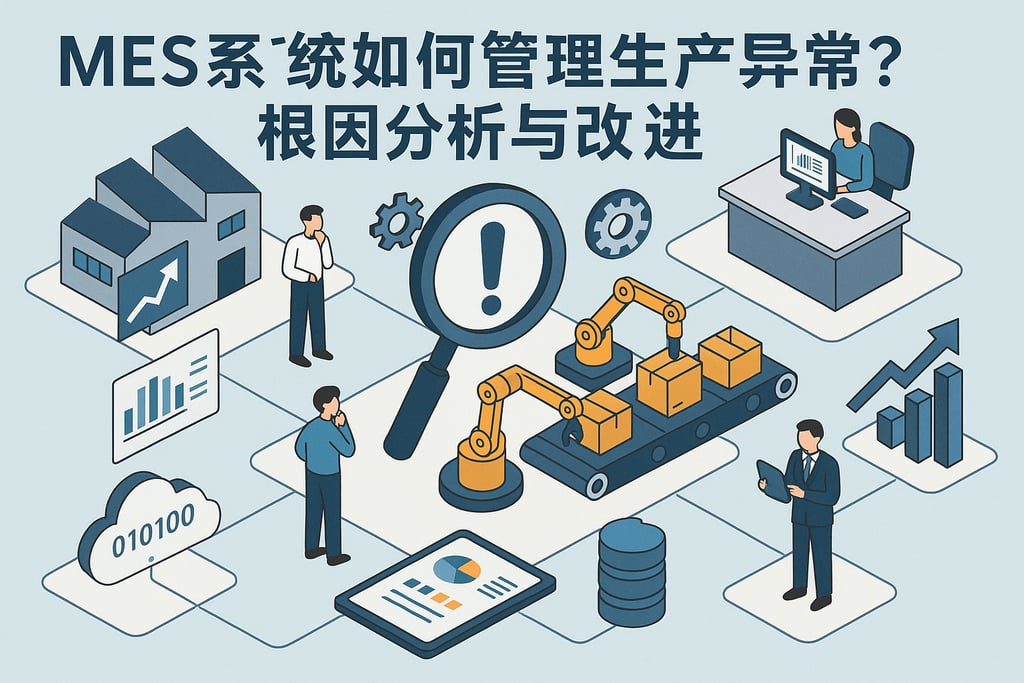 MES系统如何管理生产异常？根因分析与改进