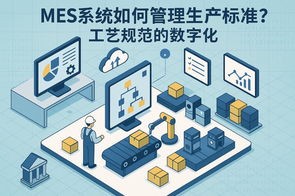 MES系统如何管理生产标准？工艺规范的数字化