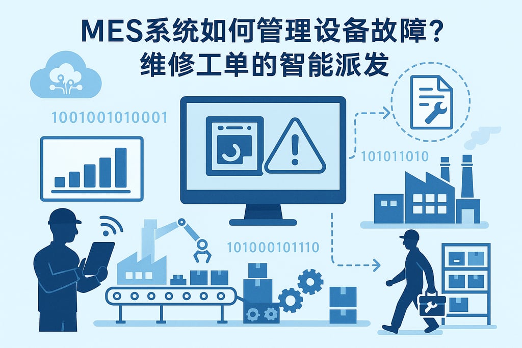 MES系统如何管理设备故障？维修工单的智能派发