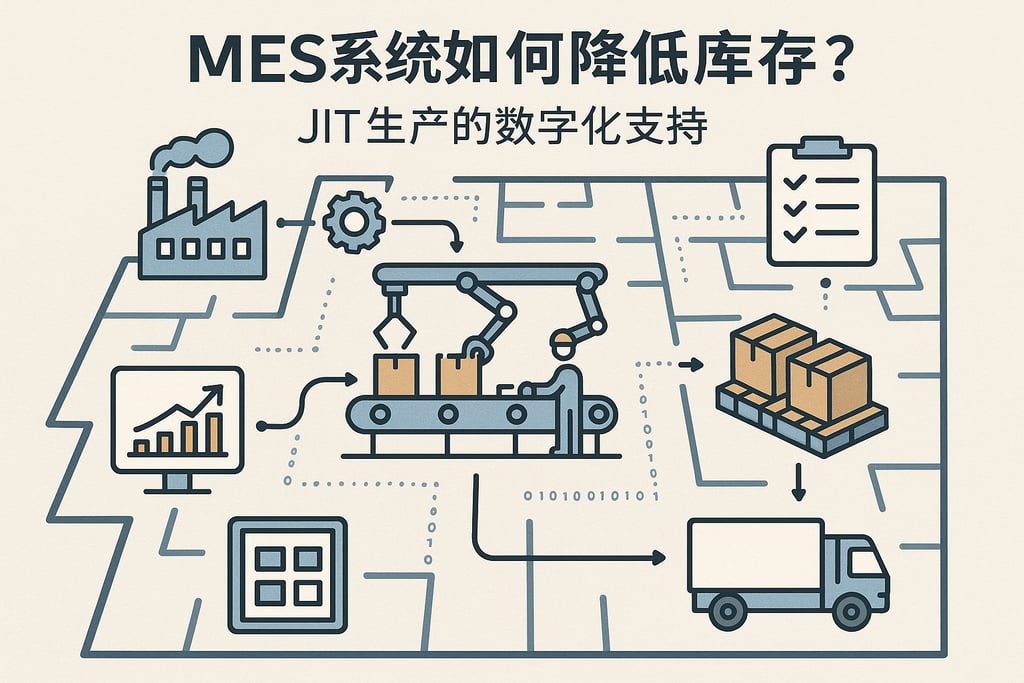 MES系统如何降低库存？JIT生产的数字化支持