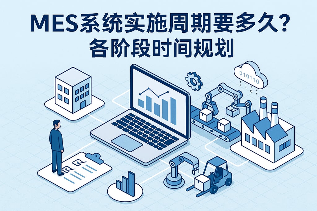 MES系统实施周期要多久？各阶段时间规划