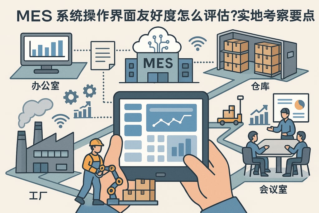 MES系统操作界面友好度怎么评估？实地考察要点