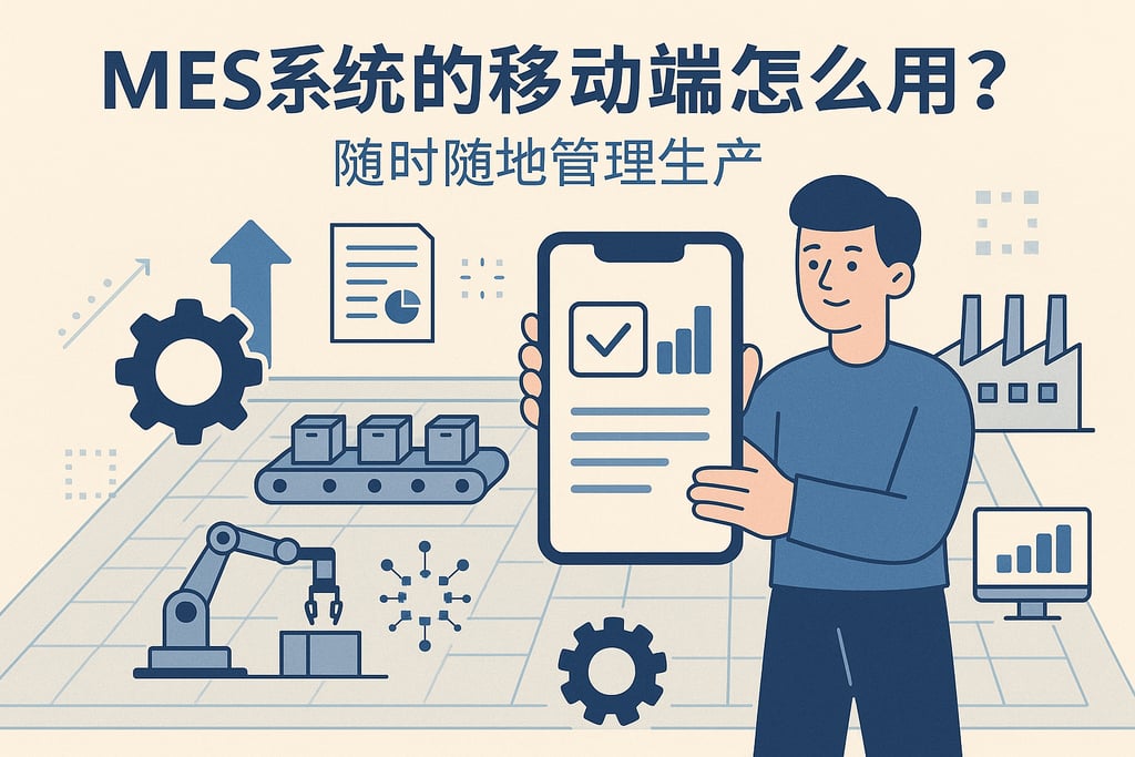 MES系统的移动端功能怎么用？随时随地管理生产