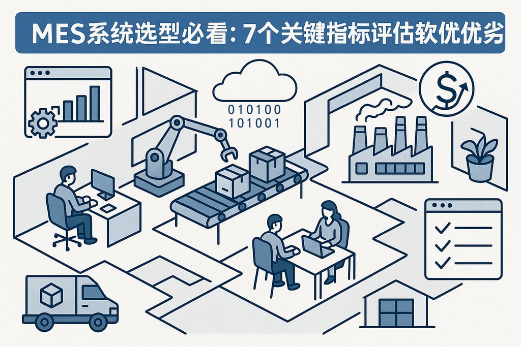MES系统选型必看：7个关键指标评估软件优劣