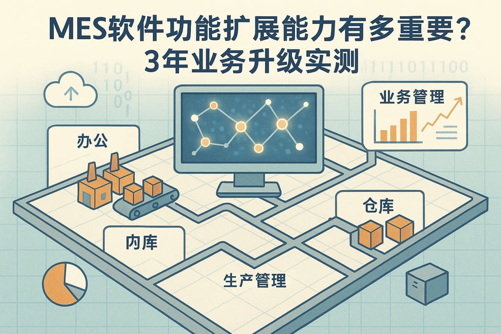 MES软件功能扩展能力有多重要？3年业务升级实测