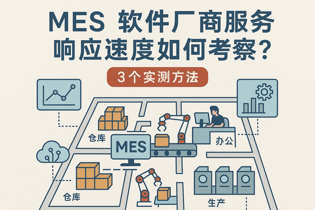 MES软件厂商服务响应速度如何考察？3个实测方法