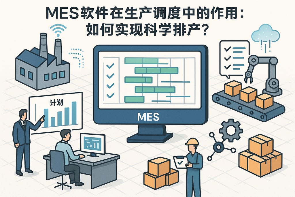 MES软件在生产调度中的作用：如何实现科学排产？