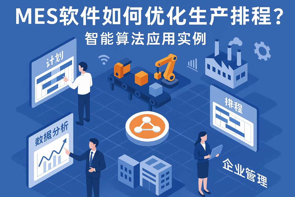 MES软件如何优化生产排程？智能算法应用实例