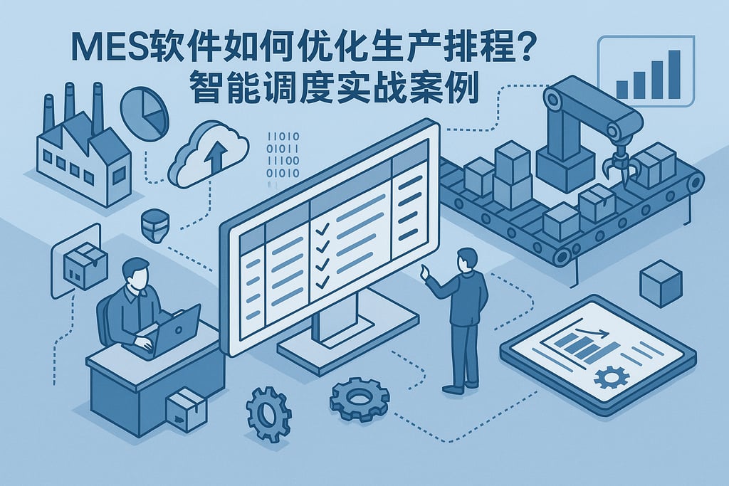 MES软件如何优化生产排程？智能调度实战案例