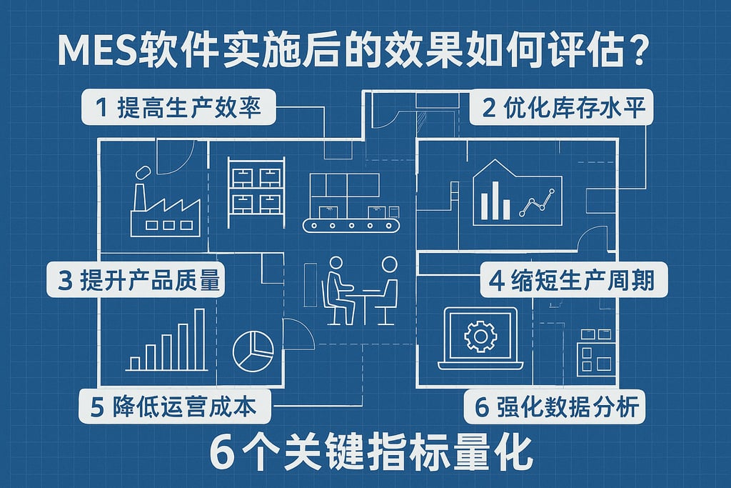 MES软件实施后的效果如何评估？6个关键指标量化