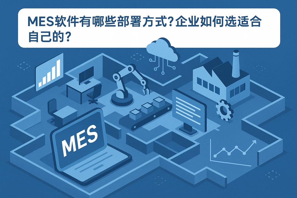 MES软件有哪些部署方式？企业如何选适合自己的？