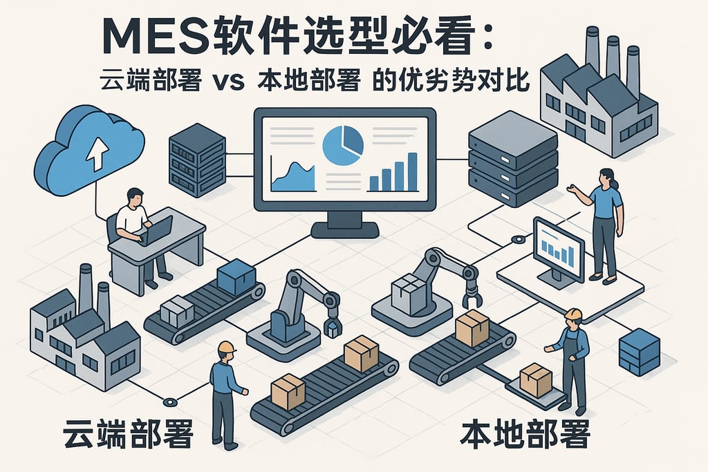 MES软件选型必看：云端部署vs本地部署的优劣势对比