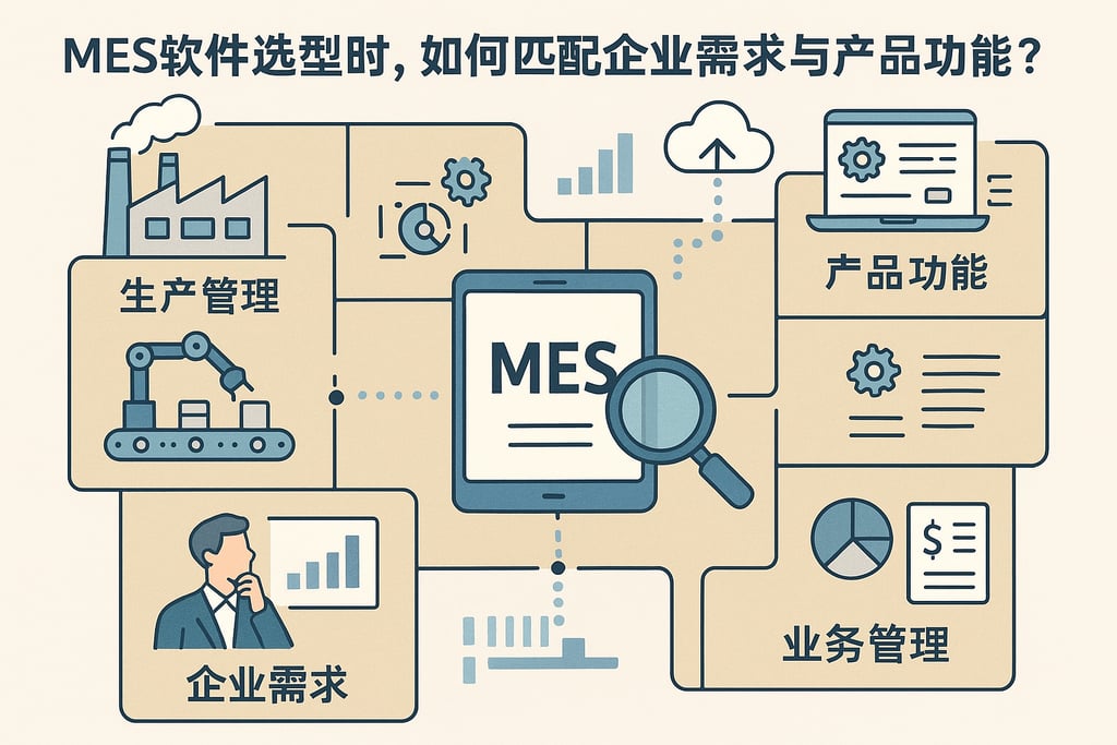 MES软件选型时，如何匹配企业需求与产品功能？