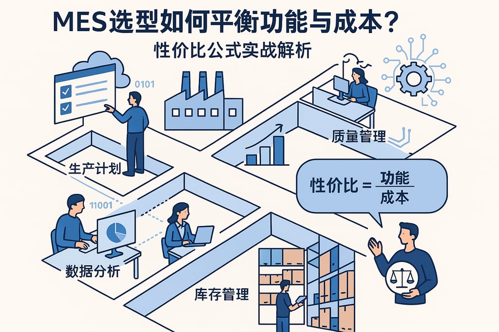 MES选型如何平衡功能与成本？性价比公式实战解析