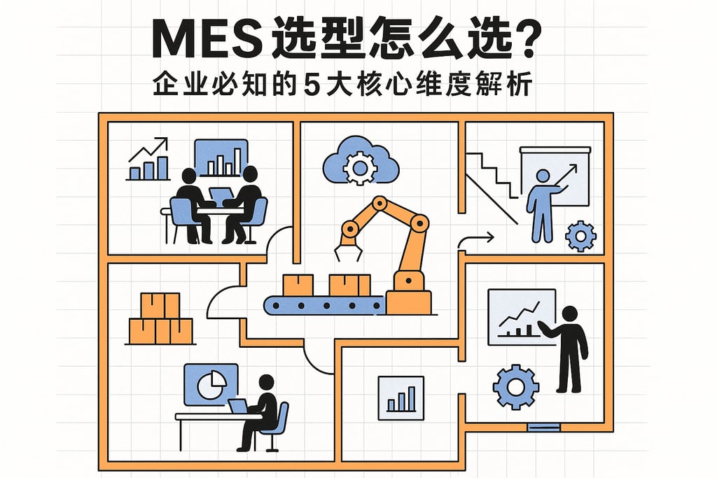 MES选型怎么选？企业必知的5大核心维度解析