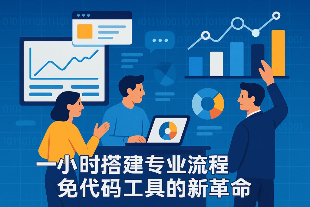一小时搭建专业流程，免代码工具的新革命