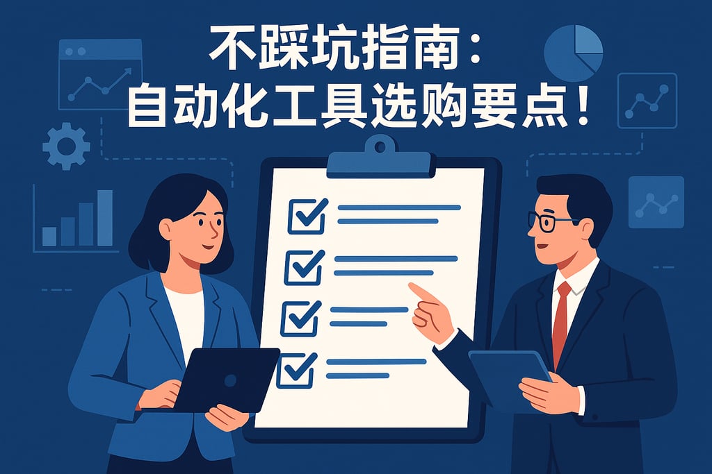 不踩坑指南：自动化工具选购要点！