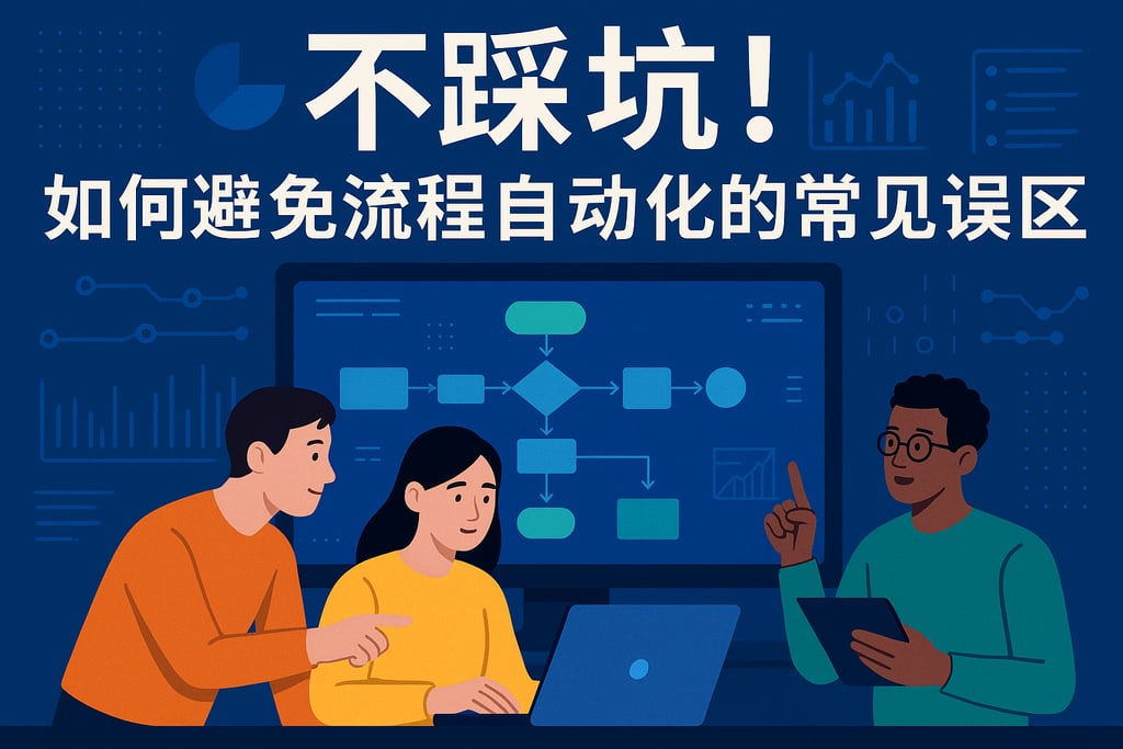 不踩坑！如何避免流程自动化的常见误区！