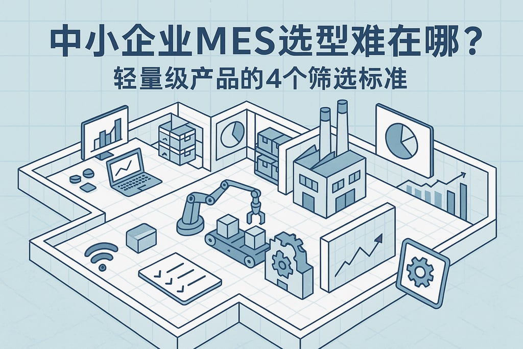 中小企业MES选型难在哪？轻量级产品的4个筛选标准