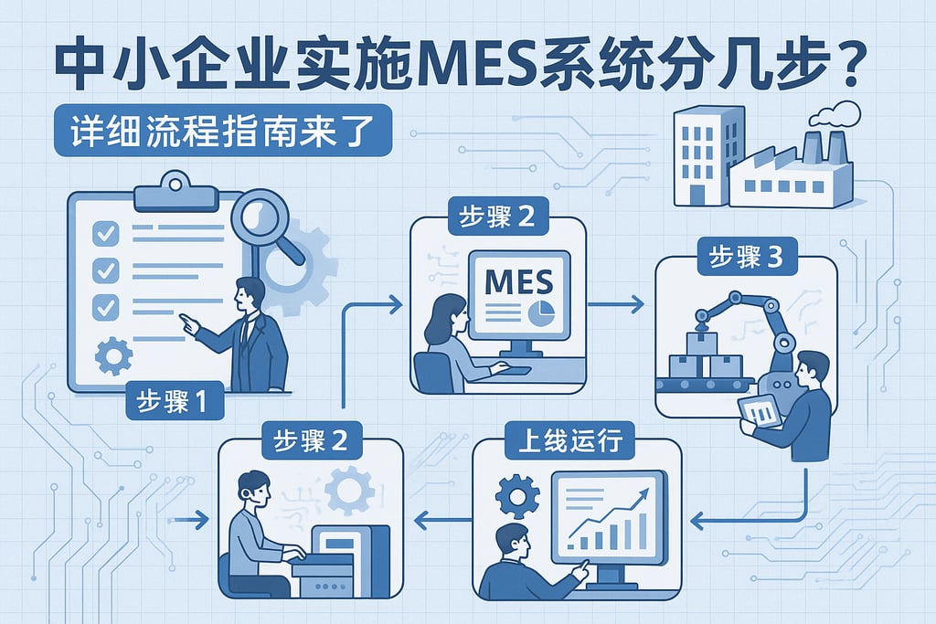 中小企业实施MES系统分几步？详细流程指南来了