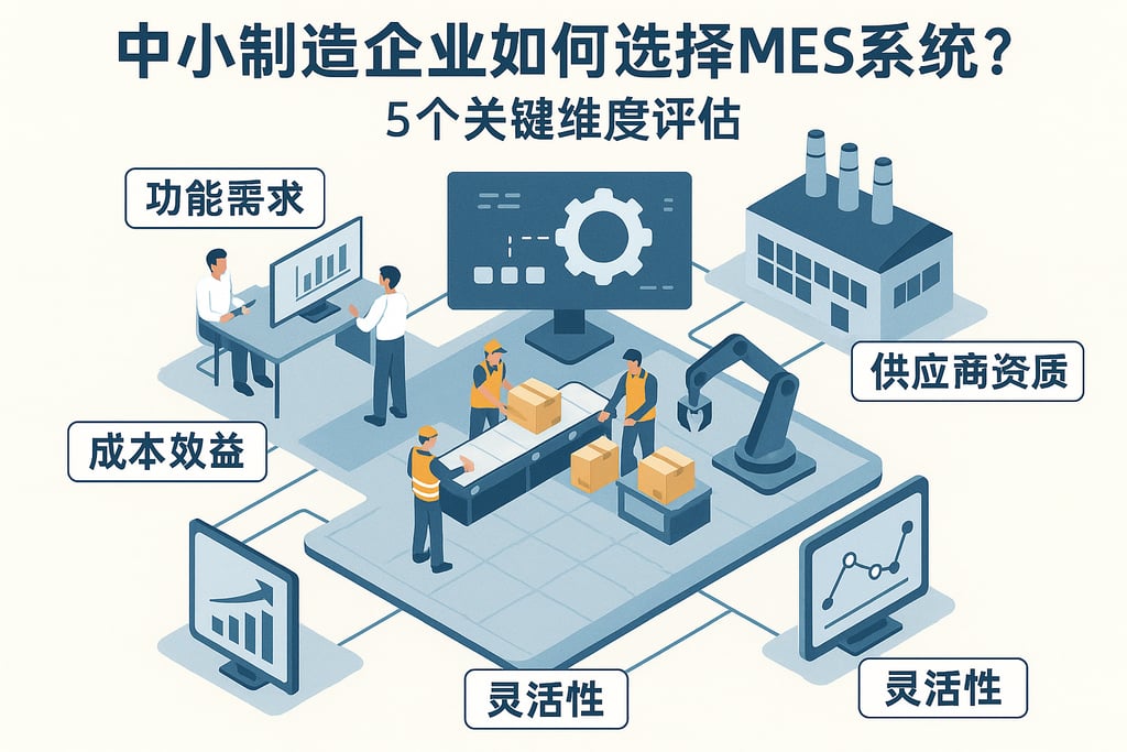 中小制造企业如何选择MES系统？5个关键维度评估