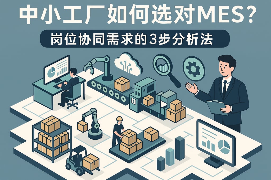 中小工厂如何选对MES？岗位协同需求的3步分析法