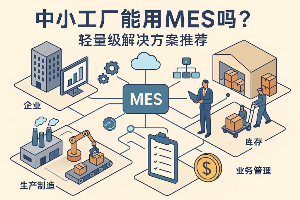 中小工厂能用MES吗？轻量级解决方案推荐