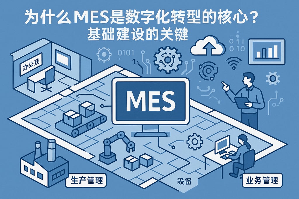 为什么MES是数字化转型的核心？基础建设的关键
