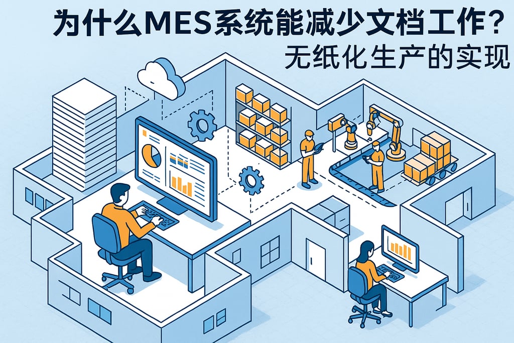 为什么MES系统能减少文档工作？无纸化生产的实现