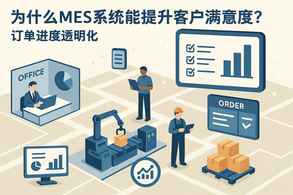 为什么MES系统能提升客户满意度？订单进度透明化