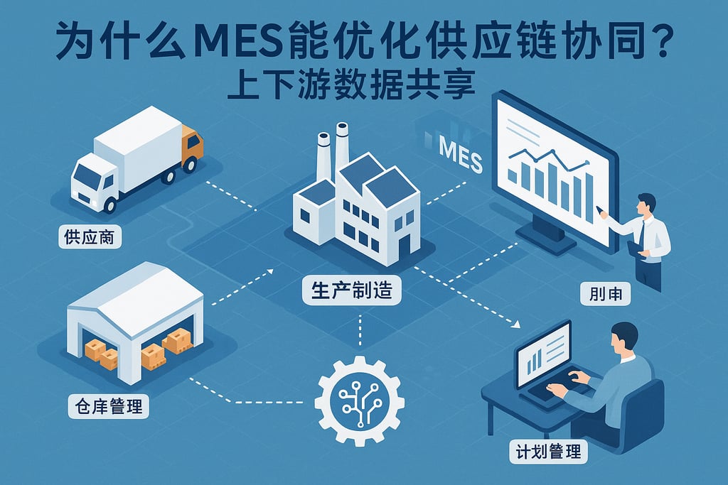 为什么MES能优化供应链协同？上下游数据共享