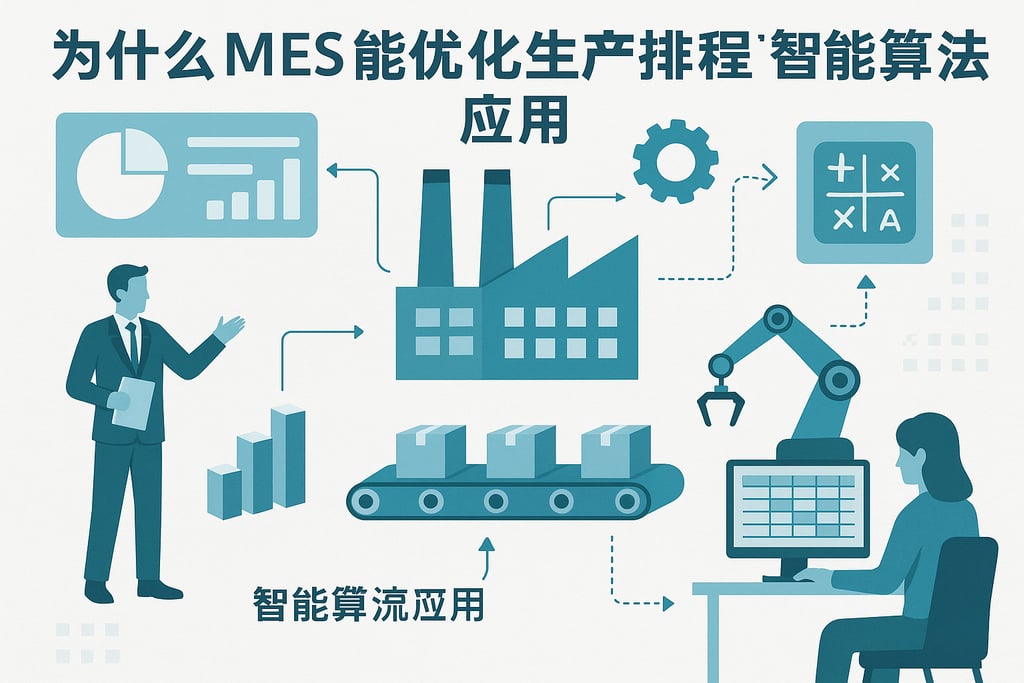 为什么MES能优化生产排程？智能算法应用