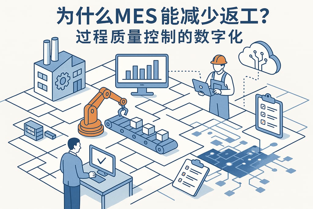 为什么MES能减少返工？过程质量控制的数字化