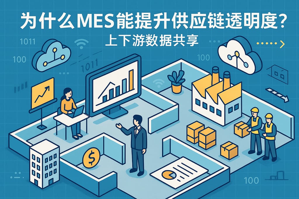 为什么MES能提升供应链透明度？上下游数据共享