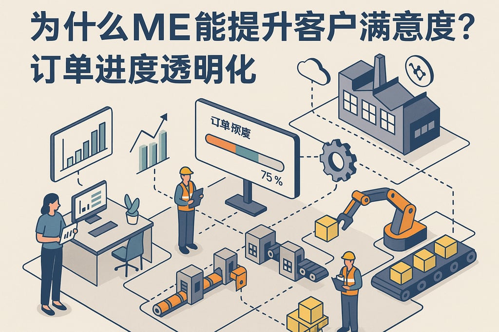 为什么MES能提升客户满意度？订单进度透明化