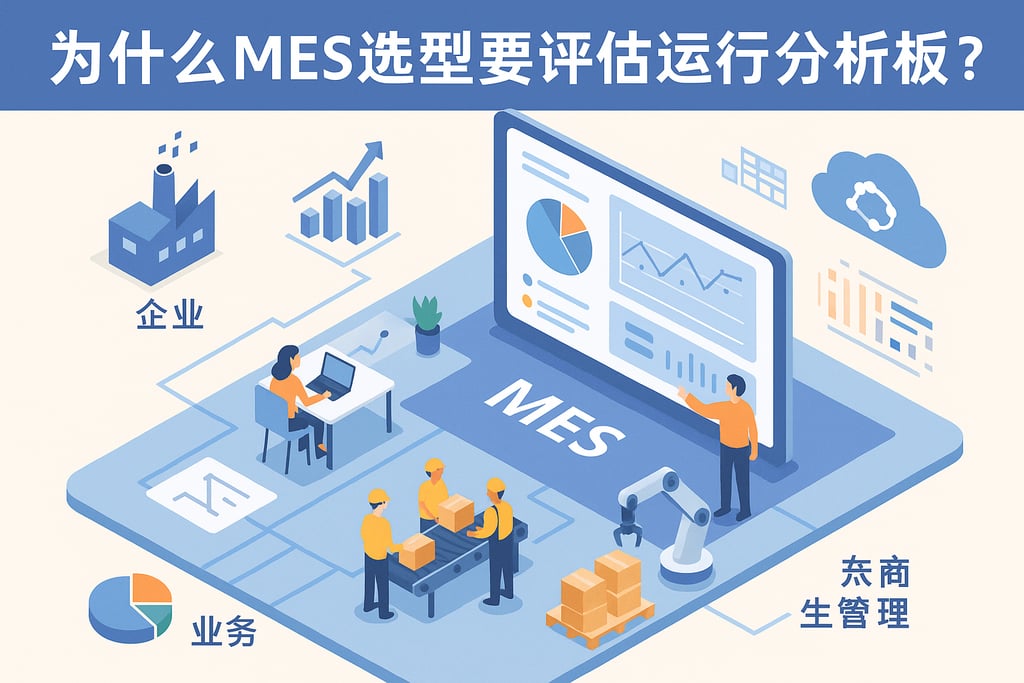 为什么MES选型要评估运行分析看板？