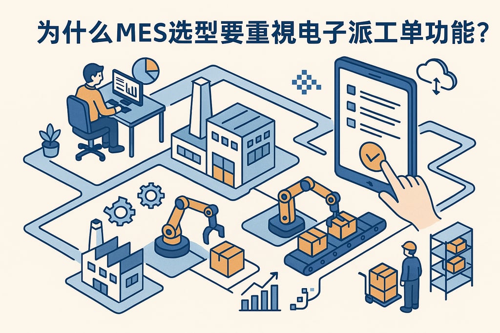 为什么MES选型要重视电子派工单功能？