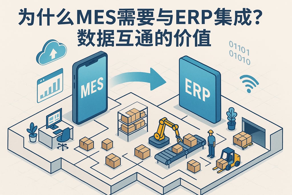为什么MES需要与ERP集成？数据互通的价值