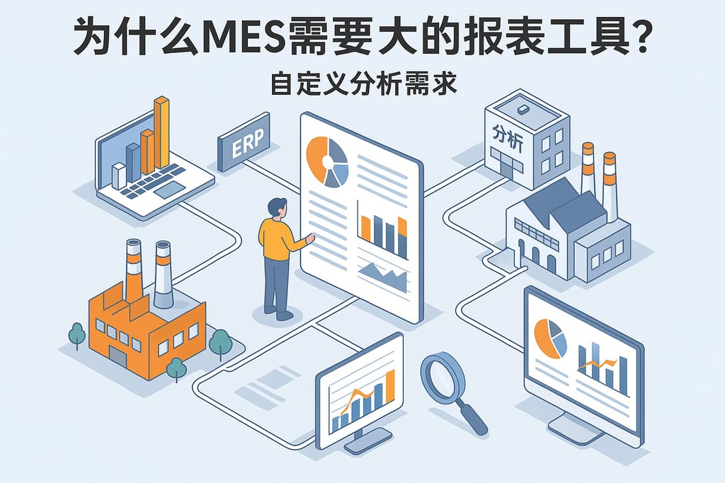 为什么MES需要强大的报表工具？自定义分析需求